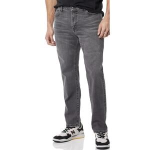 Amazon Essentials Men's Athletic-Fit Stretch Jeans - Washed Grey - 32 X 30